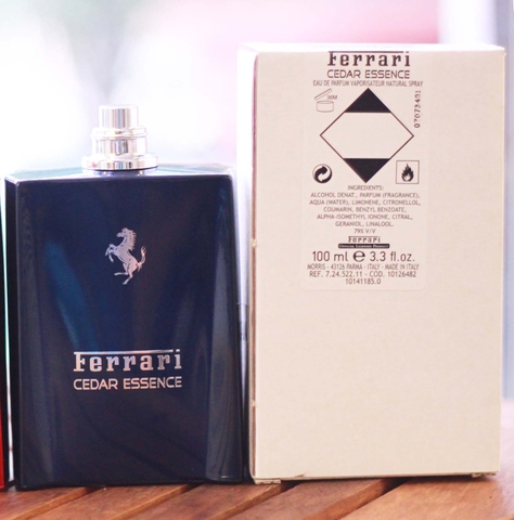 Nước hoa Tester nam Ferrari Cedar Essence EDP 100ml