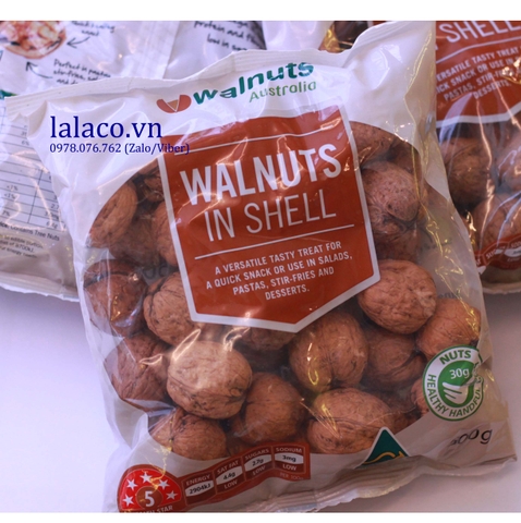 Hạt Óc chó nguyên vỏ của Úc walnuts in shell 500gr