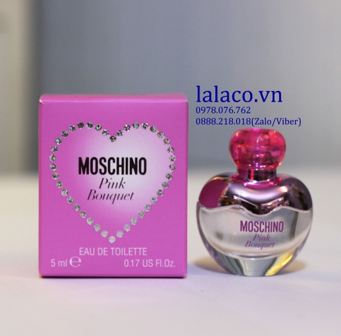 Nước hoa mini Moschino Pink Bouquet 5ml