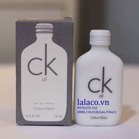 Nước hoa mini Calvin Klein CK All 15ml