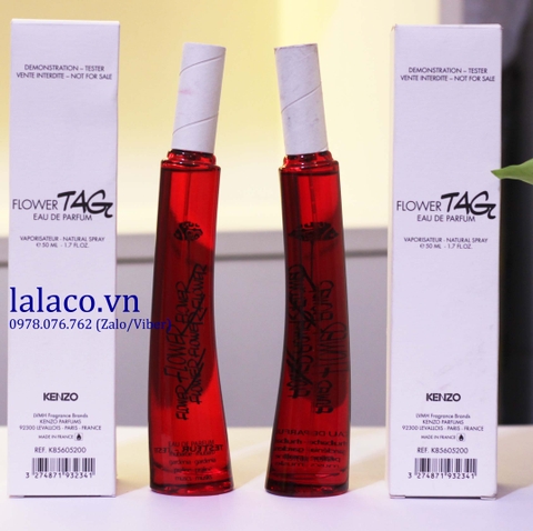 Nước hoa clearance kenzo flower tag
