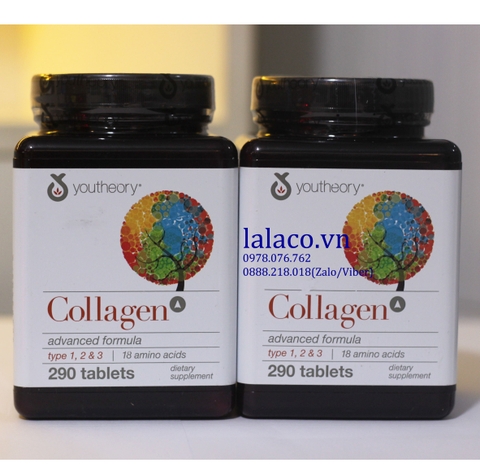 Collagen Youtheory type 1,2 & 3 290 viên