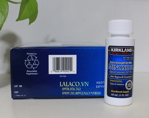 Lọ Dung Dịch Minoxidil 5% Kirkland Của Mỹ 60ml