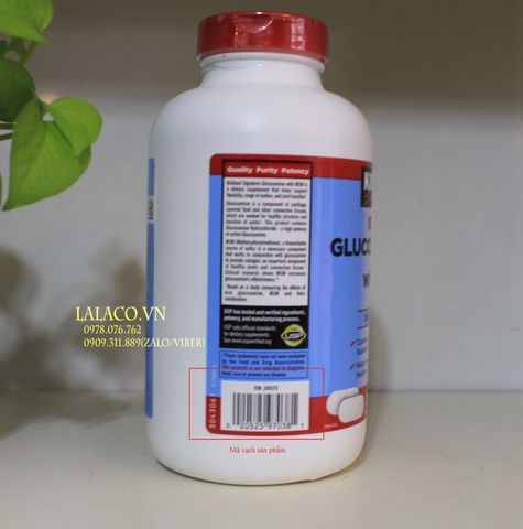 Glucosamin HCI 1500mg KIRKLAND with MSM 1500mg hộp 375 viên