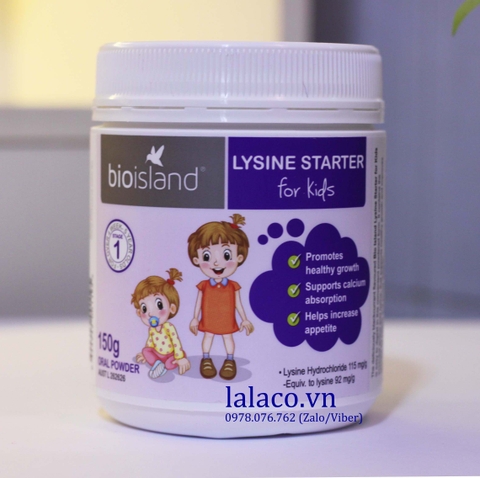 Lysine Starter Bio Island 150gr