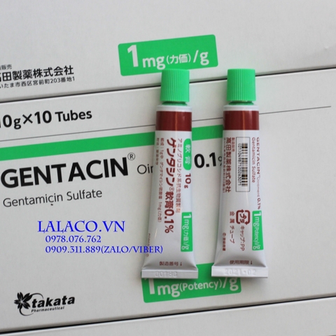 Kem trị sẹo Gentacin Nhật Bản 10g