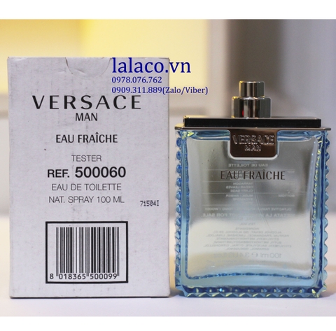 Nước Hoa Tester Nam Versace Man Eau Fraiche 100ml