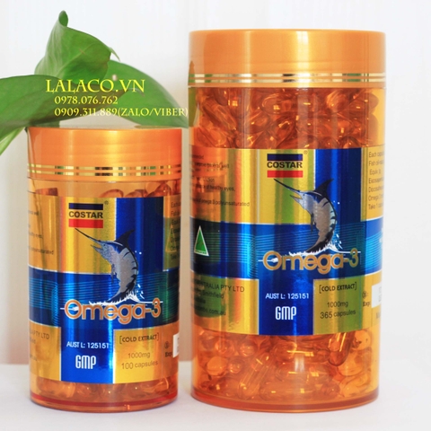 Viên uống Dầu Cá Omega 3 Costar Úc 1000mg