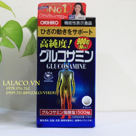 Viên uống Glucosamin Orihiro Nhật Bản 1500mg 900 viên