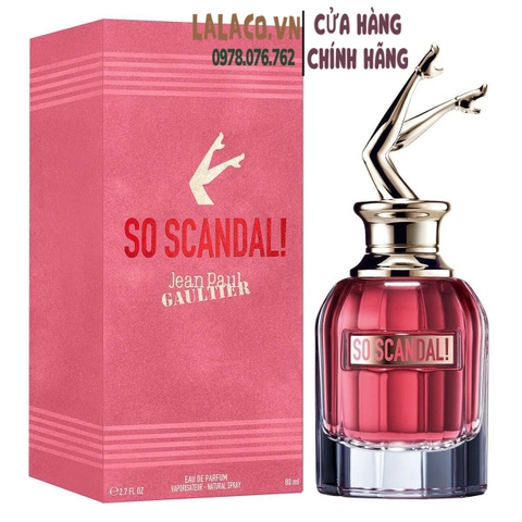 [ Mẫu hộp mới] Nước hoa Nữ Jean Paul Gaultier So Scandal 80ml - Made in Spain