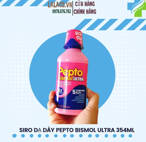 Siro hỗ trợ điều trị các vấn đề về dạ dày & tiêu hóa Pepto Bismol 354ml Mỹ