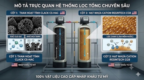 Bộ Lọc Tổng Đầu Nguồn Clack WS02 Nhập Khẩu Mỹ