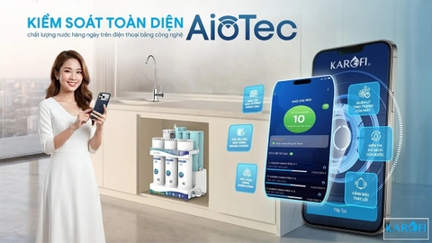 Máy lọc nước Karofi KAQ-U96 PRO - ION Kiềm, 10 Lõi Mới