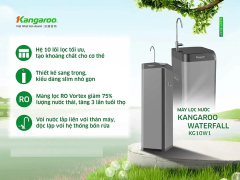 Máy lọc nước Kangaroo Waterfall KG10W1 10 Lõi