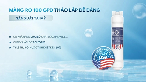Máy lọc nước Karofi KAQ-U96 PRO - ION Kiềm, 10 Lõi Mới