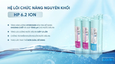 Máy lọc nước Karofi KAQ-U96 PRO - ION Kiềm, 10 Lõi Mới