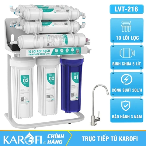 Máy lọc nước Karofi Livotec 216 - 10 Lõi Lọc