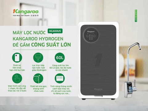 Máy lọc nước Kangaroo Hydrogen KG400US - Thông minh