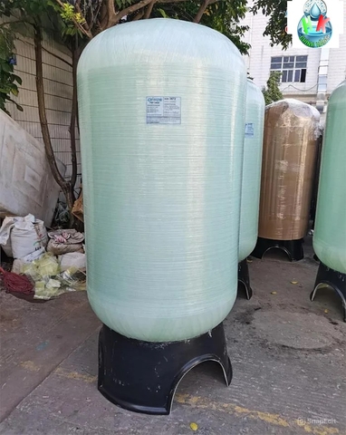 Bộ Lọc Nước Tổng Đầu Nguồn Công Nghiệp Cột Composite 3672 Công Suất 10m3/H