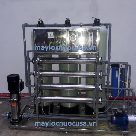 Lắp đặt dây chuyền lọc nước đóng bình công suất 1000 L/H