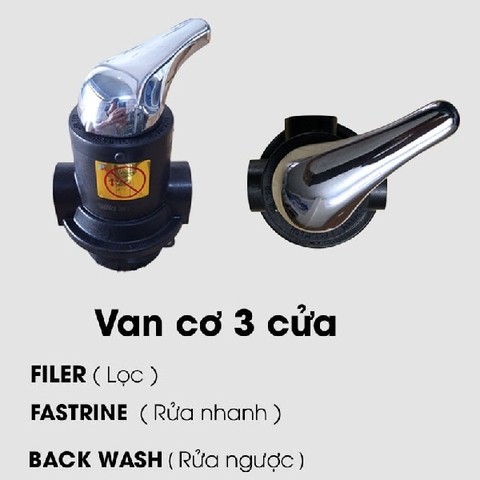 Bộ lọc nước sinh hoạt chống mọc rêu 3 cột composite 1054