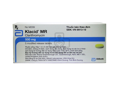 Klacid MR 500mg