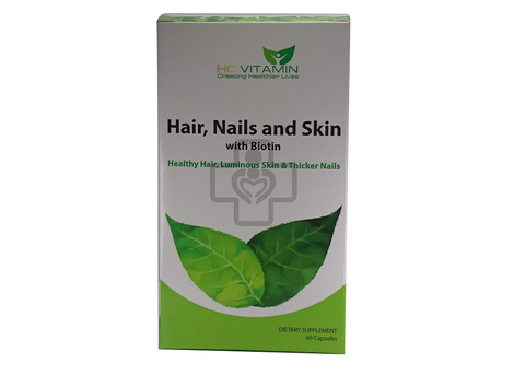 Hair, Nails And Skin With Biotin( B/60 cap)