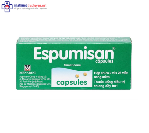 Espumisan 40mg (2 vỉ x 25 viên)