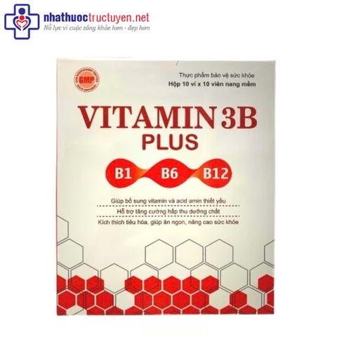 Viên uống Vitamin 3B Plus (10 vỉ x 10 viên)