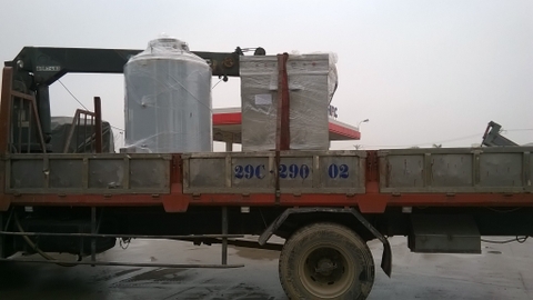 Bắt đầu vận chuyển bộ nồi nấu rượu công suất lớn, chuyển giao cho khác hàng.