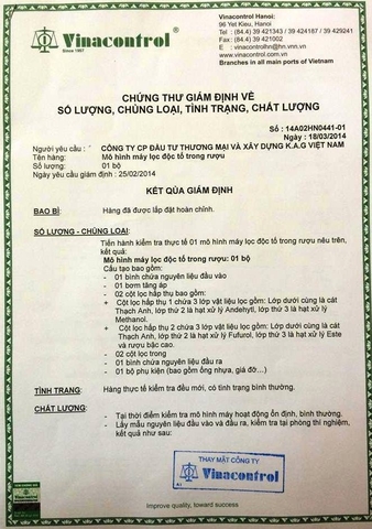 tầm quan trọng của máy lọc rượu hiện nay