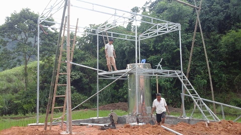 Triển khai lắp đặt hệ thống chưng cất tinh dầu tràm tại Bình Thuận.