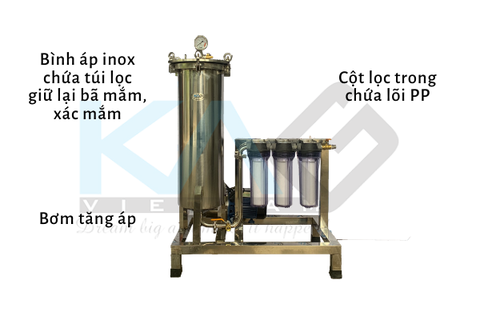 Sản xuất Nước mắm đóng chai, Mắm tép đóng hộp cần những thiết bị gì