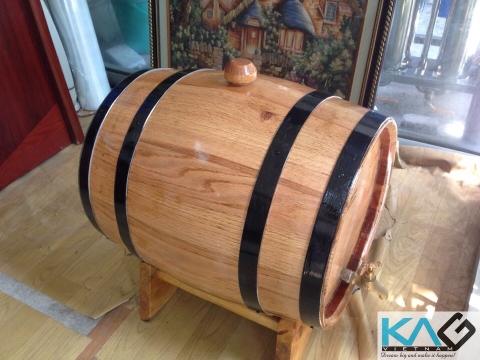 Thùng rượu gỗ sồi 50 lit