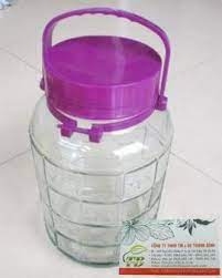 Bình thủy tinh quai xách 9L+10L