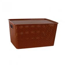 Giỏ nắp chữ nhật hàn quốc trung SL 2573
