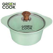 Nồi men đá xanh ngọc Greencook GCS05-20cm