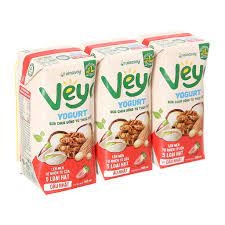 SCU VEYO Yogurt vị dâu Yuzu  180ml*3/10
