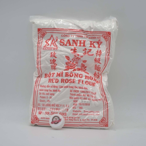 Bột mì Bông hồng đỏ sanh ký 1kg