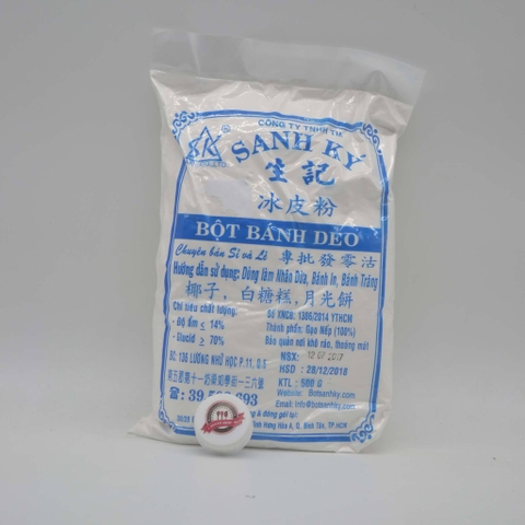 BỘT BÁNH DẺO XANH 500g (HSD 10/12/2023)