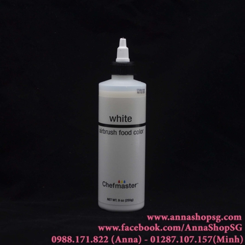 MÀU TRẮNG DẠNG LỎNG CHUYÊN DỤNG CHO MÁY PHUN AIRBRUSH (9 oz)