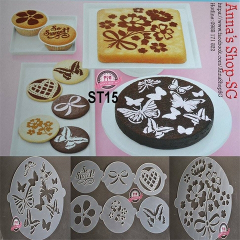 STENCIL SET BƯỚM ST15