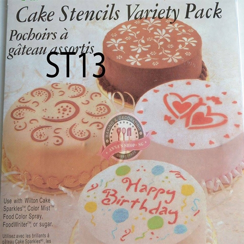 STENCIL SET 20cm ST13