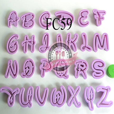 CUTTER CHỮ  FONT DISNEY FC59