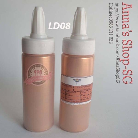 MÀU NHŨ PHUN BÁNH KEM - MÀU ĐỒNG LD08