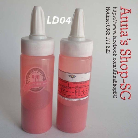 MÀU NHŨ PHUN BÁNH KEM - MÀU ĐỎ LD04