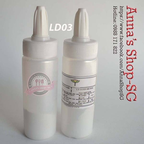 MÀU NHŨ PHUN BÁNH KEM - MÀU BẠC LD03