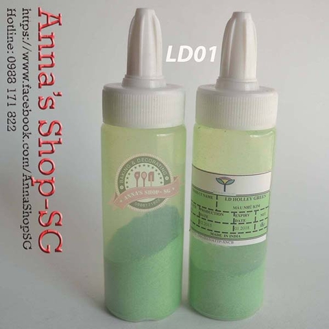 MÀU NHŨ PHUN BÁNH KEM - XANH LÁ LD01
