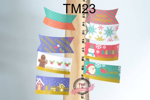 STICKER 8 MẪU GIÁNG SINH TM23