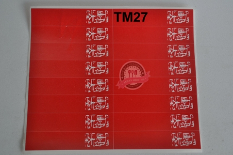 STICKER ĐỎ TM27